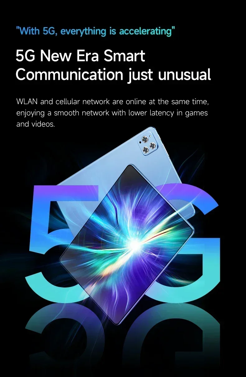 IPad Air Pro 11 inch Global Edition Original Tablet 22GB 1TB Android 14 4K HD 5G Dual SIM Video Call WIFI HD Screen Tablet