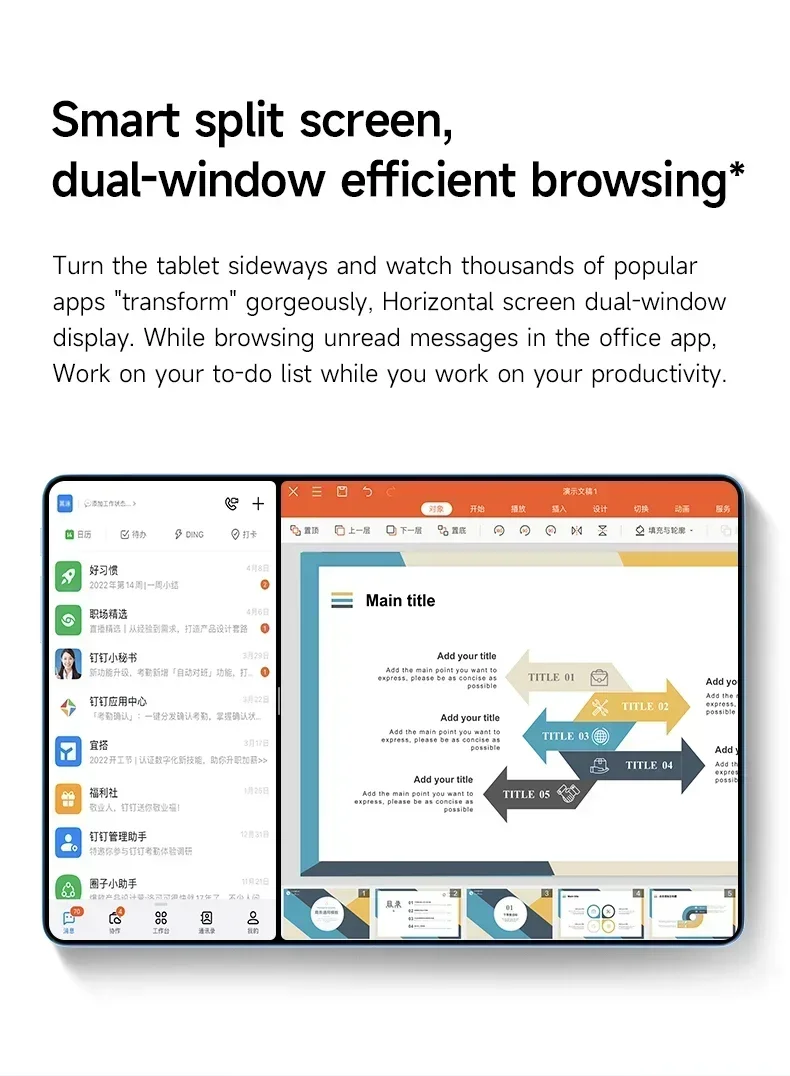 IPad Air Pro 11 inch Global Edition Original Tablet 22GB 1TB Android 14 4K HD 5G Dual SIM Video Call WIFI HD Screen Tablet