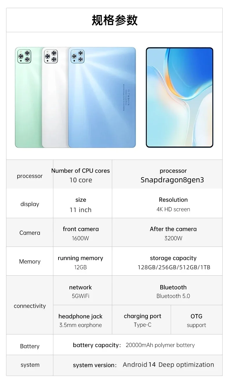 2025 Original iPad Air Pro Tablet 11 inch Android 14 20000mAh Globale Versione RAM 22GB ROM 2TB 10 Core Tablets PC iPad Air Pro 2025 Original iPad Air Pro Tablet 11 inch Android 14 20000mAh Globale Versione RAM 22GB ROM 2TB 10 Core Tablets PC iPad Air Pro