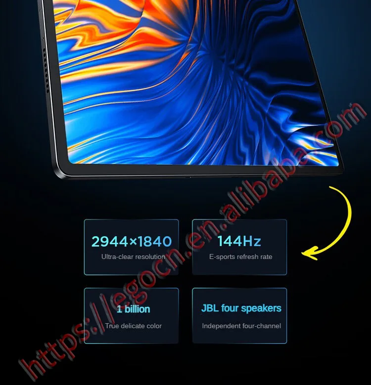 New Tablet Lenovo Pad Pro 2025 Xiaoxin Tab 144Hz Refresh Rate JBL 4 speakers 2.9K Android 12.7inch 2nd 10200mAh 45W Charging