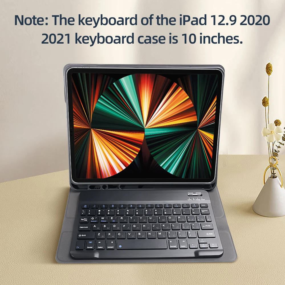 For iPad Keyboard Case For iPad 2025 iPad Air 11in 13in M2 M3 Pro 11in 13in M4 Pro 11 12.9 10.2 9/8/7th 10/11th 9.7 Air 3 2 Case