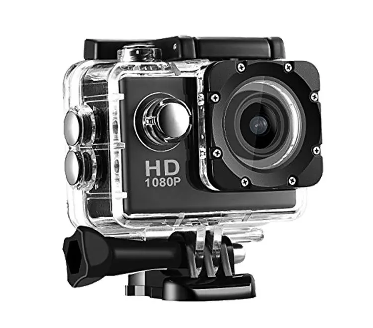 Action Camera 3MP 900mAh Underwater Waterproof Case Outdoor Sports Helmet Video Recording Cameras With 2.0 HD Screen