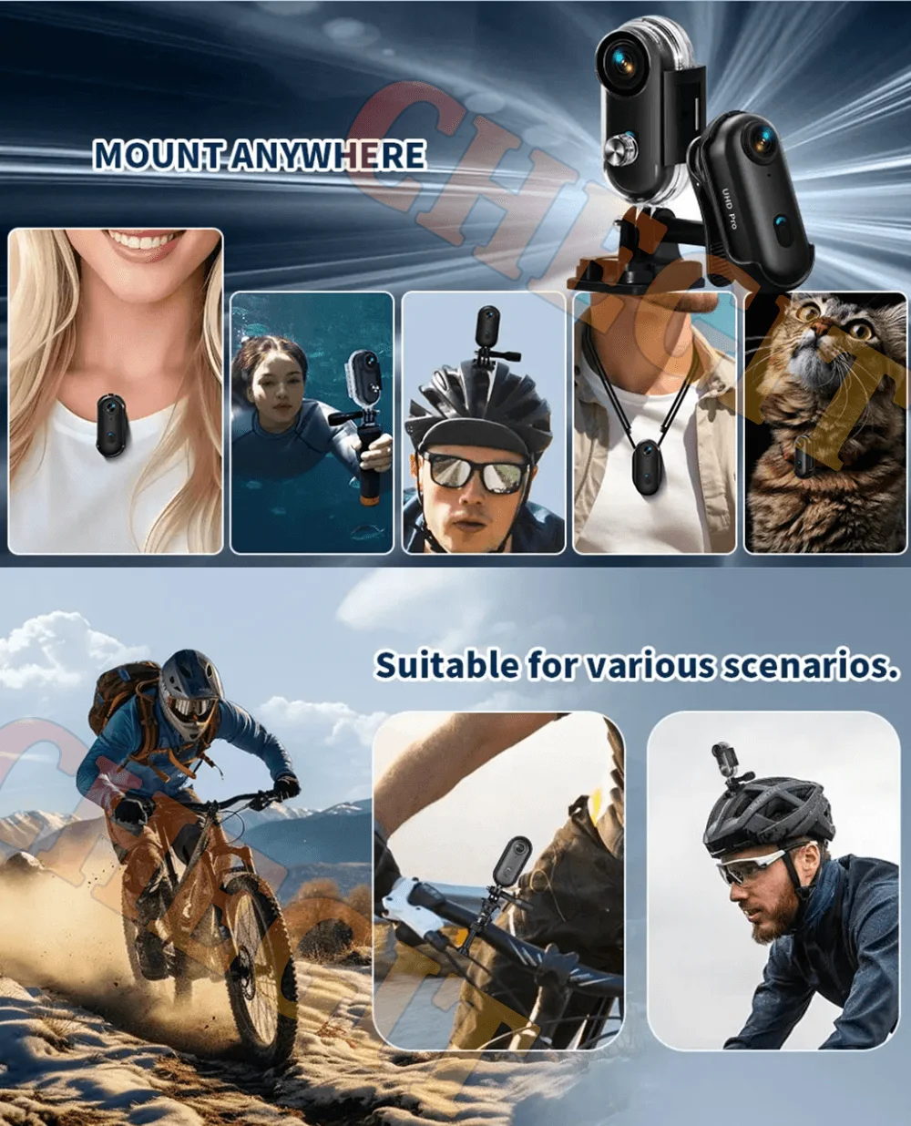 4K FHD 1080P Outdoor Sports Camera In Helmet Motorcycle Bike Sport Mini Filming Bicycle Action Body Cam And Video Recording