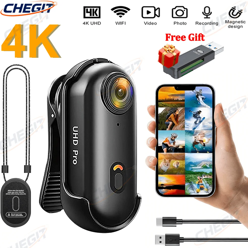 4K FHD 1080P Outdoor Sports Camera In Helmet Motorcycle Bike Sport Mini Filming Bicycle Action Body Cam And Video Recording