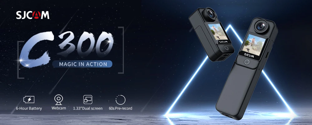 SJCAM SJ4000 Air Waterproof Action Camera 4K 30FPS 170° Wide-Angle Multifunctional Outdoor Sports Action Cam