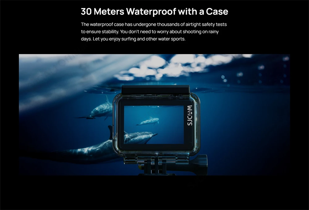 SJCAM SJ4000 Air Waterproof Action Camera 4K 30FPS 170° Wide-Angle Multifunctional Outdoor Sports Action Cam