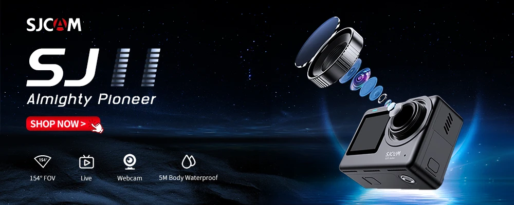 SJCAM SJ4000 Air Waterproof Action Camera 4K 30FPS 170° Wide-Angle Multifunctional Outdoor Sports Action Cam