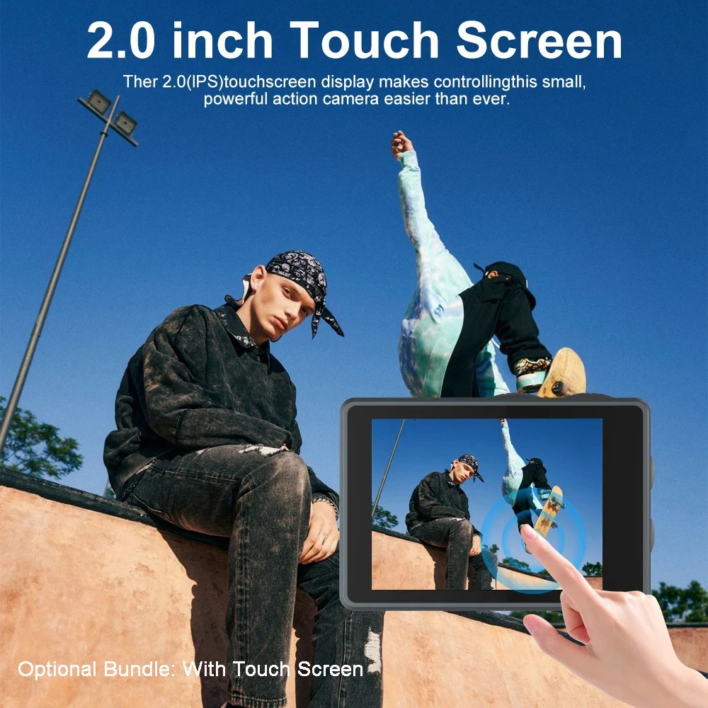 5K 4K60FPS Action Camera Dual IPS Touch LCD DVR EIS 170° 30M Waterproof 5X Zoom Sport Camera With Wireless Mic&Remote Control 5K 4K60FPS Action Camera Dual IPS Touch LCD DVR EIS 170° 30M Waterproof 5X Zoom Sport Camera With Wireless Mic&Remote Control