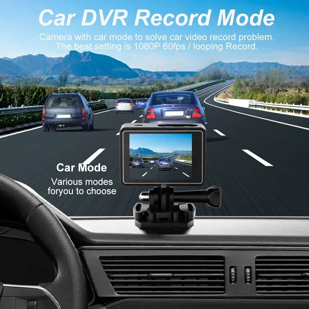 5K 4K60FPS Action Camera Dual IPS Touch LCD DVR EIS 170° 30M Waterproof 5X Zoom Sport Camera With Wireless Mic&Remote Control 5K 4K60FPS Action Camera Dual IPS Touch LCD DVR EIS 170° 30M Waterproof 5X Zoom Sport Camera With Wireless Mic&Remote Control