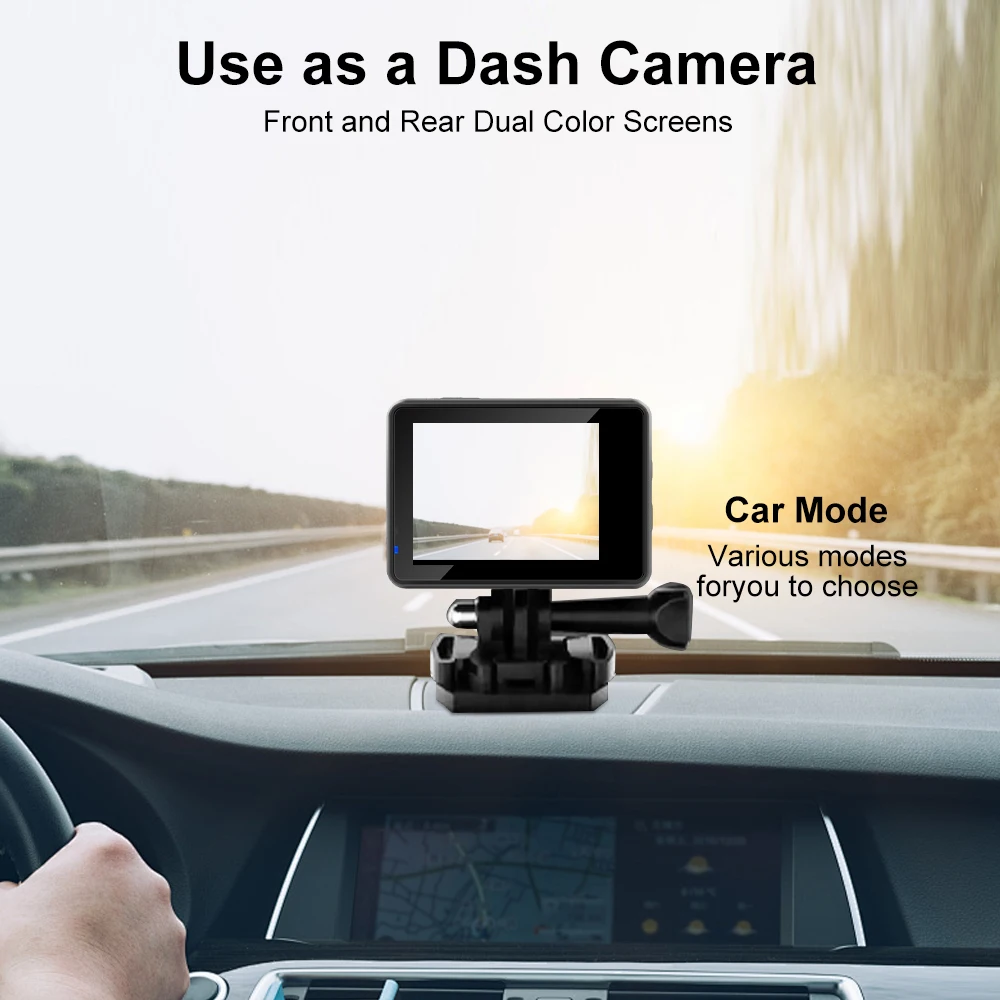 Ourlife 5K30FPS Action Camera 2.0'' Touch LCD 170° DVR 30M Waterproof Remote Control 5X Zoom Helmet WiFi 4K60FPS Sport Camera Ourlife 5K30FPS Action Camera 2.0'' Touch LCD 170° DVR 30M Waterproof Remote Control 5X Zoom Helmet WiFi 4K60FPS Sport Camera