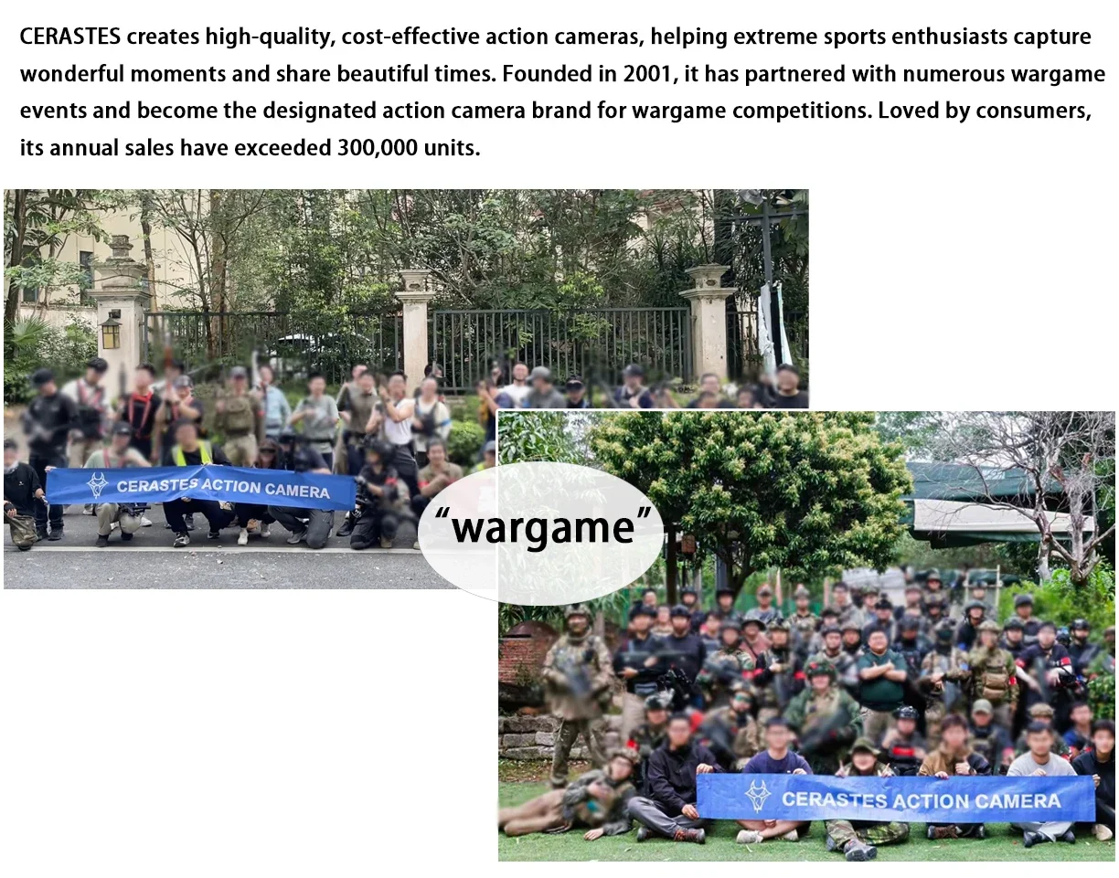 CERASTES Action Camera 5K 4K 60FPS WiFi Anti-shake Dual Screen 170° Wide Angle 30m Waterproof Sport Camera with Remote Control CERASTES Action Camera 5K 4K 60FPS WiFi Anti-shake Dual Screen 170° Wide Angle 30m Waterproof Sport Camera with Remote Control