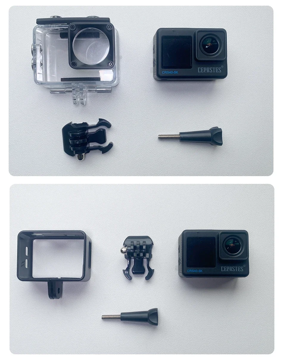 CERASTES Action Camera 5K 4K 60FPS WiFi Anti-shake Dual Screen 170° Wide Angle 30m Waterproof Sport Camera with Remote Control CERASTES Action Camera 5K 4K 60FPS WiFi Anti-shake Dual Screen 170° Wide Angle 30m Waterproof Sport Camera with Remote Control