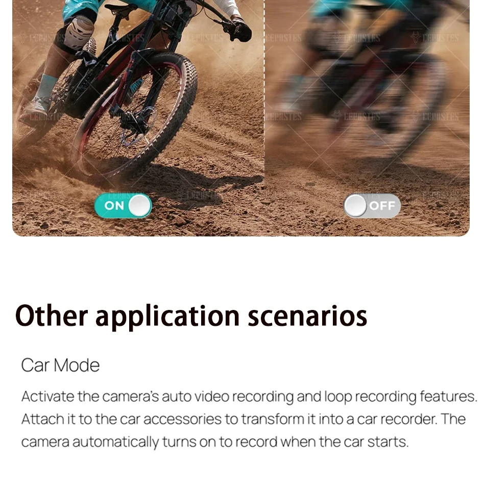 CERASTES Action Camera 5K 4K 60FPS WiFi Anti-shake Dual Screen 170° Wide Angle 30m Waterproof Sport Camera with Remote Control CERASTES Action Camera 5K 4K 60FPS WiFi Anti-shake Dual Screen 170° Wide Angle 30m Waterproof Sport Camera with Remote Control