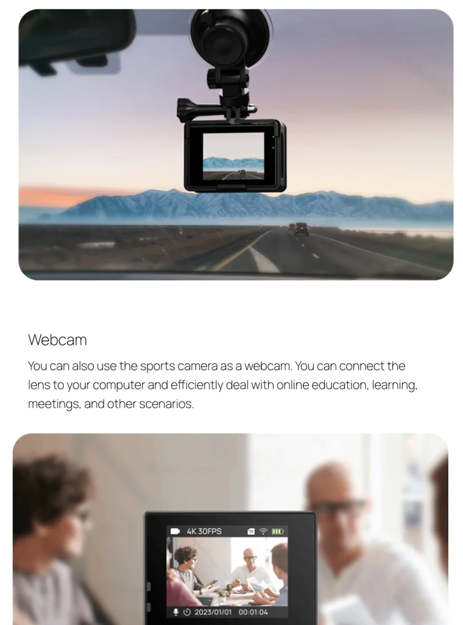 CERASTES Action Camera 5K 4K 60FPS WiFi Anti-shake Dual Screen 170° Wide Angle 30m Waterproof Sport Camera with Remote Control CERASTES Action Camera 5K 4K 60FPS WiFi Anti-shake Dual Screen 170° Wide Angle 30m Waterproof Sport Camera with Remote Control