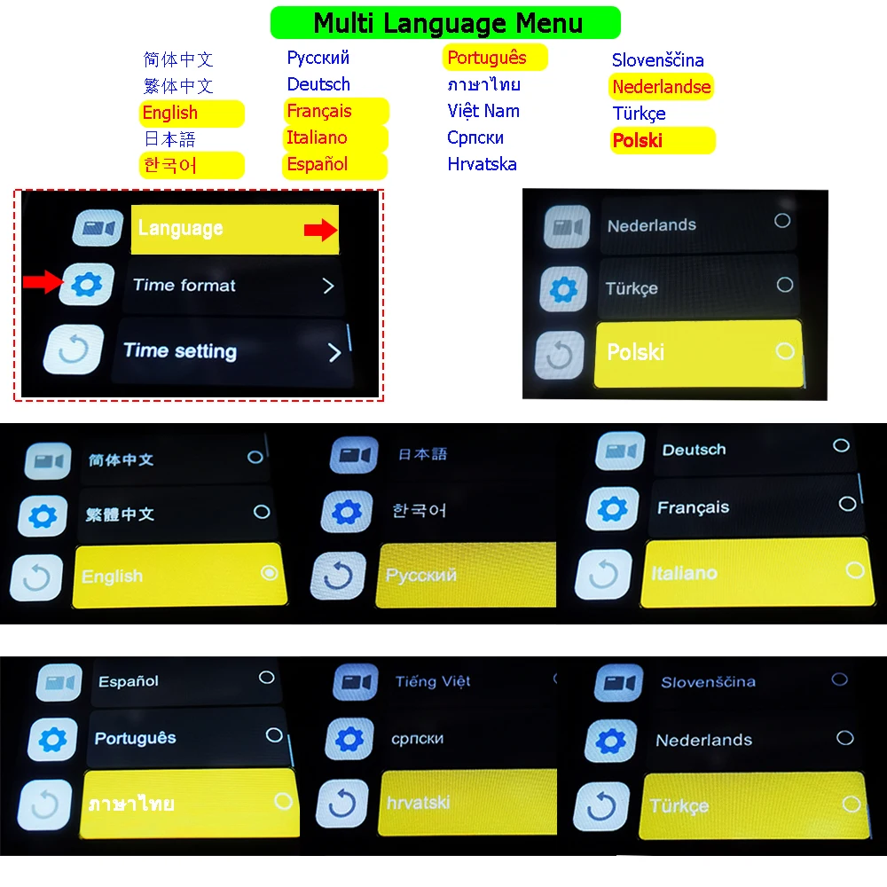 5K 4K60FPS Action Camera Dual IPS Touch LCD EIS 170° DVR 30M Waterproof 5X Zoom Sport Camera With Wireless Mic & Pre Recording