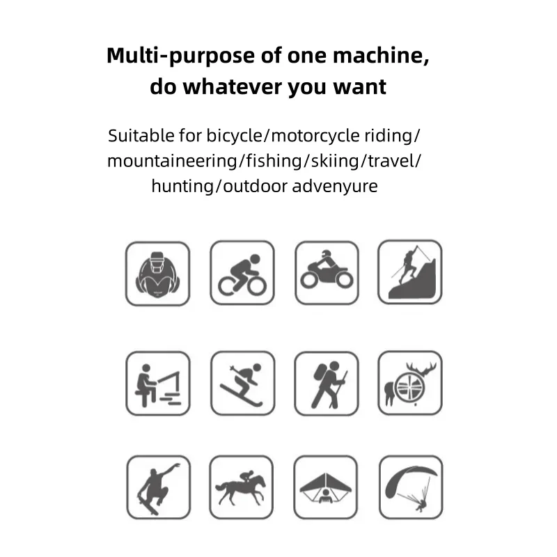 4K Mini Sport DV Action Sport Camera Flashlight Helmet Full HD 1080P Video Ideal Bodycam for Bike, Cycle, Motorcycle Camcorder