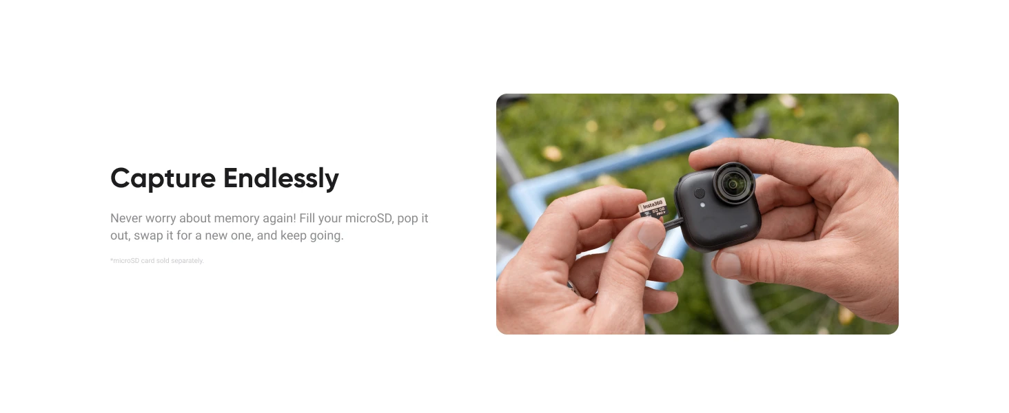 Insta360 GO Ultra - Hands-Free 4K Mini Cam Lightweight & Mobile Top in Low Light Stabilization 200 Min Battery 10m Waterproof New Original Insta360 GO Ultra - Hands-Free 4K Mini Cam Lightweight & Mobile Top in Low Light Stabilization 200 Min Battery 10m Waterproof New Original