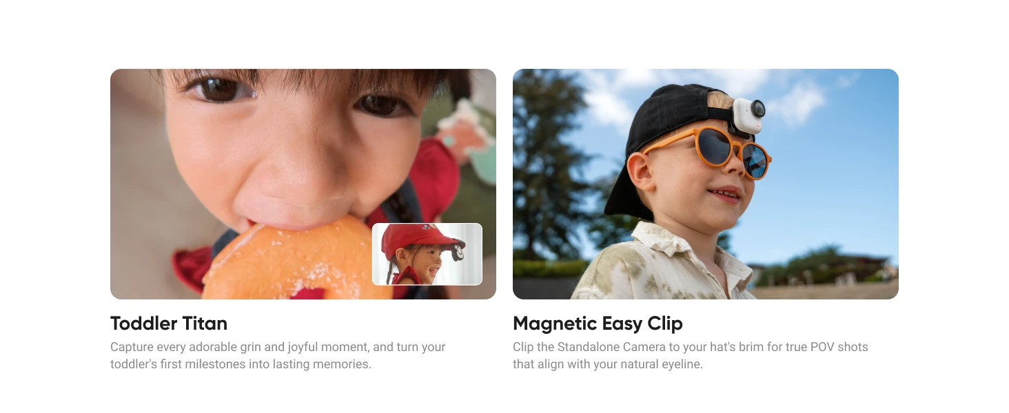 Insta360 GO Ultra - Hands-Free 4K Mini Cam Lightweight & Mobile Top in Low Light Stabilization 200 Min Battery 10m Waterproof New Original Insta360 GO Ultra - Hands-Free 4K Mini Cam Lightweight & Mobile Top in Low Light Stabilization 200 Min Battery 10m Waterproof New Original