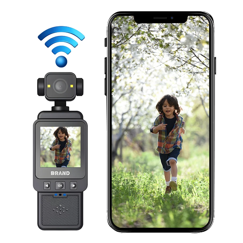 1080P WiFi Travel Bicycle Driver Recorder Mini Sports Cam Body Camera for Motorcycle and Vlogging