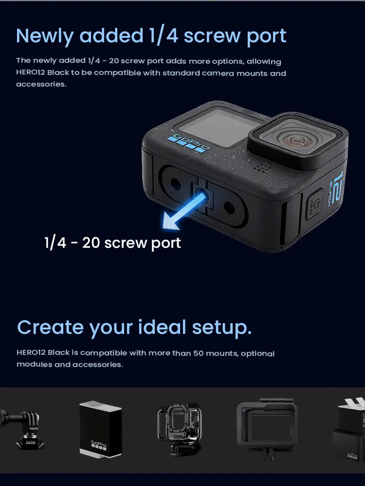 GoPro HERO12 Black Action Camera HyperSmooth 5.3K 60fps Video 27MP Go Pro12 5.3K Sport Camera GoPro HERO12 Black Action Camera HyperSmooth 5.3K 60fps Video 27MP Go Pro12 5.3K Sport Camera