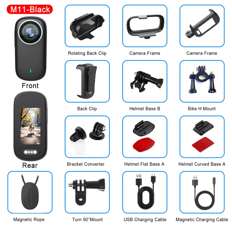 WiFi 4K Mini Thumb Camera Bodycam Action Bike Cam Motorcycle Sport Cam Body Action Sports DV Camcorder 30M Waterproof Optional WiFi 4K Mini Thumb Camera Bodycam Action Bike Cam Motorcycle Sport Cam Body Action Sports DV Camcorder 30M Waterproof Optional