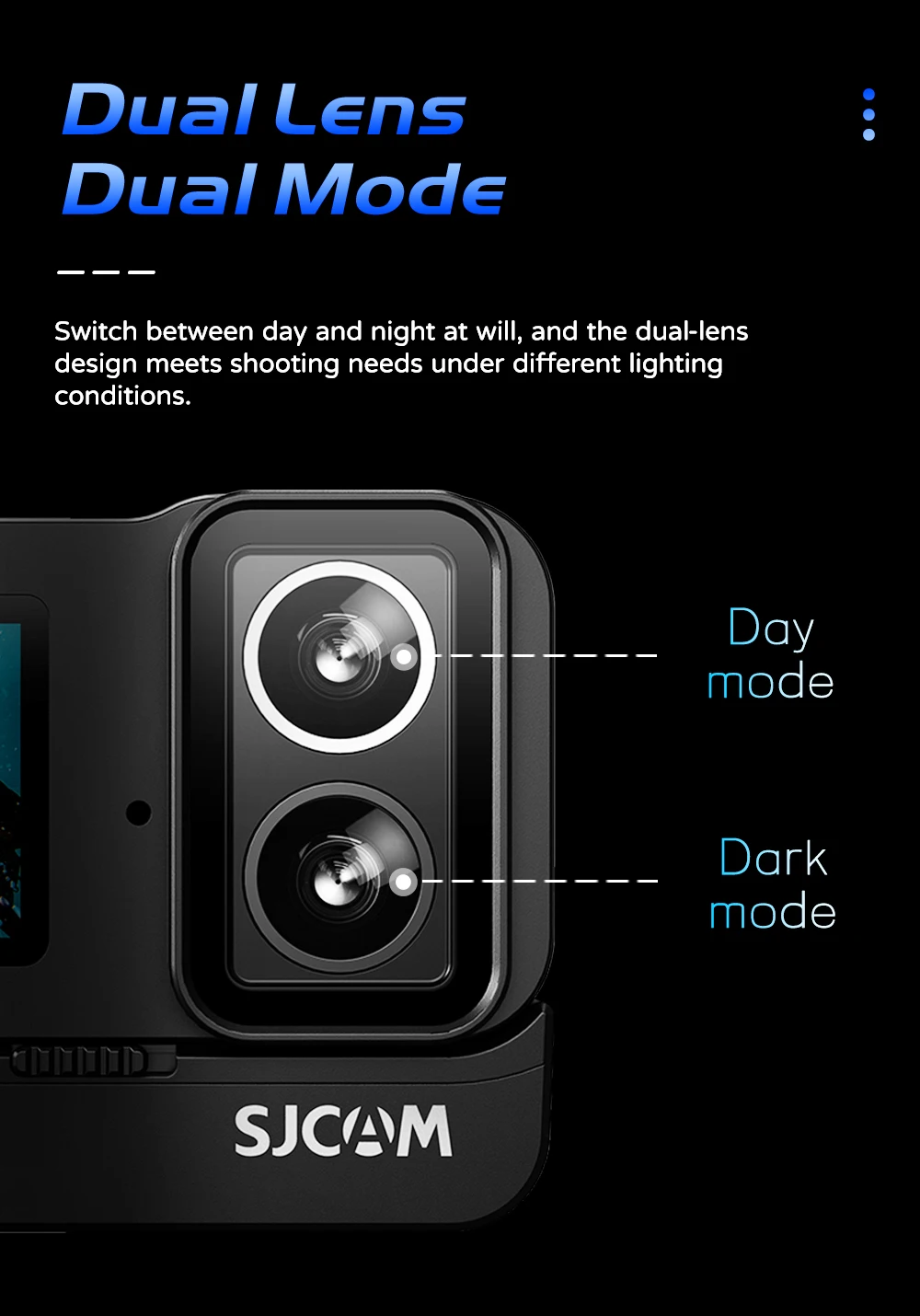 [Overseas Warehouse] SJCAM SJ20 4K Outdoor Sports Camera Anti-Shake 5G WiFi with Screen Helmet Bike Video Recording Fast Ship