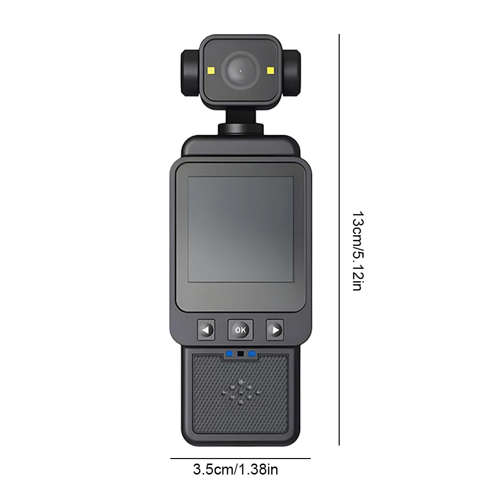 1080P WiFi Action Sports Camera Wearable Travel Bicycle Driver Video Recorder Portable Mini Digital Pocket Camera for Vlogging