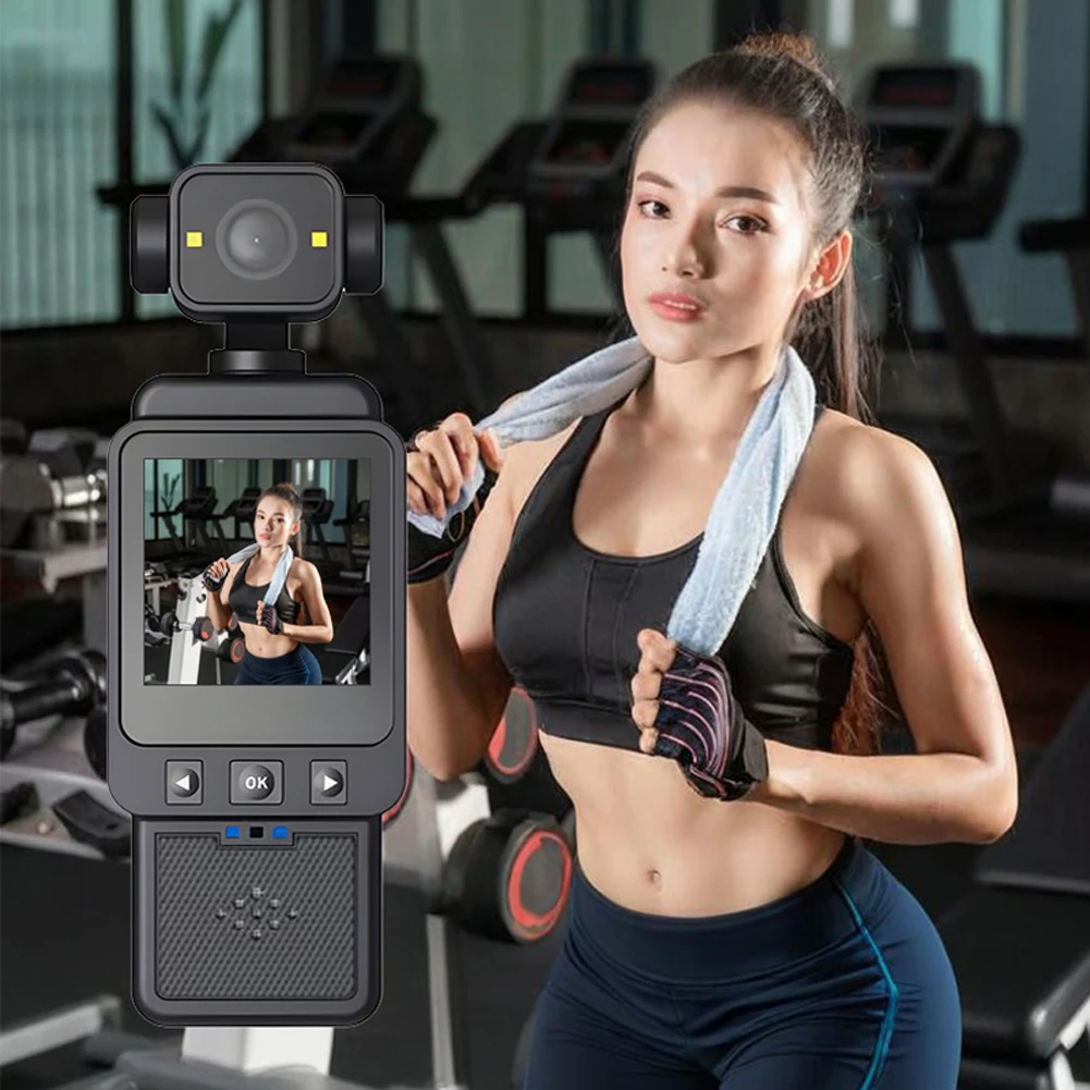 1080P WiFi Action Sports Camera Wearable Travel Bicycle Driver Video Recorder Portable Mini Digital Pocket Camera for Vlogging