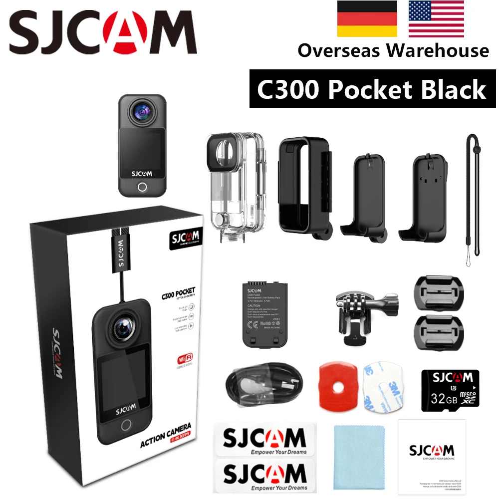 SJCAM C300 Pocket Action Camera Vlogging Combo Waterproof with Fixed Bracket Long Battery Professional Shooting Fast Delivery SJCAM C300 Pocket Action Camera Vlogging Combo Waterproof with Fixed Bracket Long Battery Professional Shooting Fast Delivery