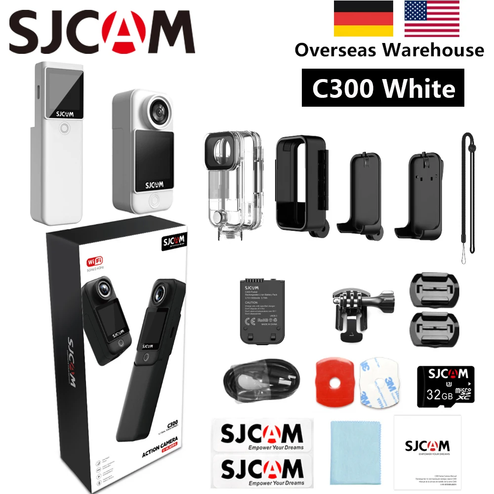 SJCAM C300 Pocket Action Camera Vlogging Combo Waterproof with Fixed Bracket Long Battery Professional Shooting Fast Delivery SJCAM C300 Pocket Action Camera Vlogging Combo Waterproof with Fixed Bracket Long Battery Professional Shooting Fast Delivery