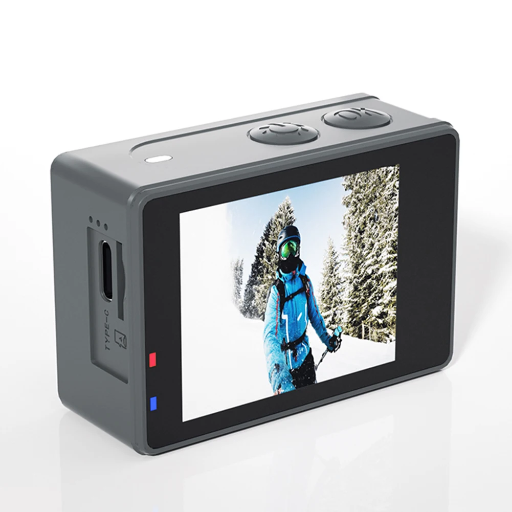 5K 4K 60FPS Action Camera Anti-shake WIFI Sports DV Cam Dual Screen Outdoor Cycling Camera 170° Wide Angle with Remote Control