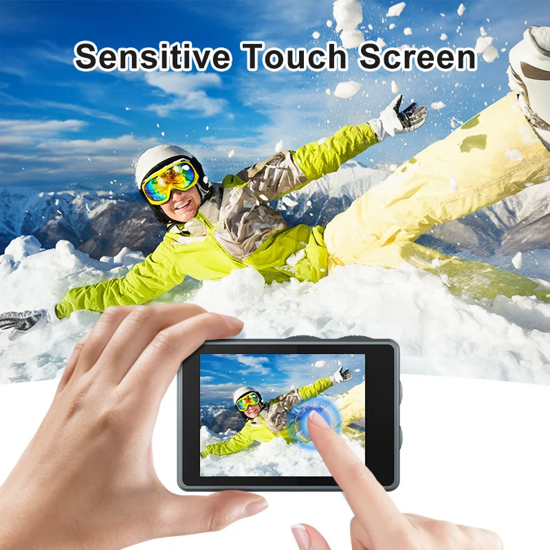 Blossom 5K Action Camera HD 1080P Dual Screen with Wide Angle Waterproof Sport Camera with WiFi Remote Control Video Recording Blossom 5K Action Camera HD 1080P Dual Screen with Wide Angle Waterproof Sport Camera with WiFi Remote Control Video Recording
