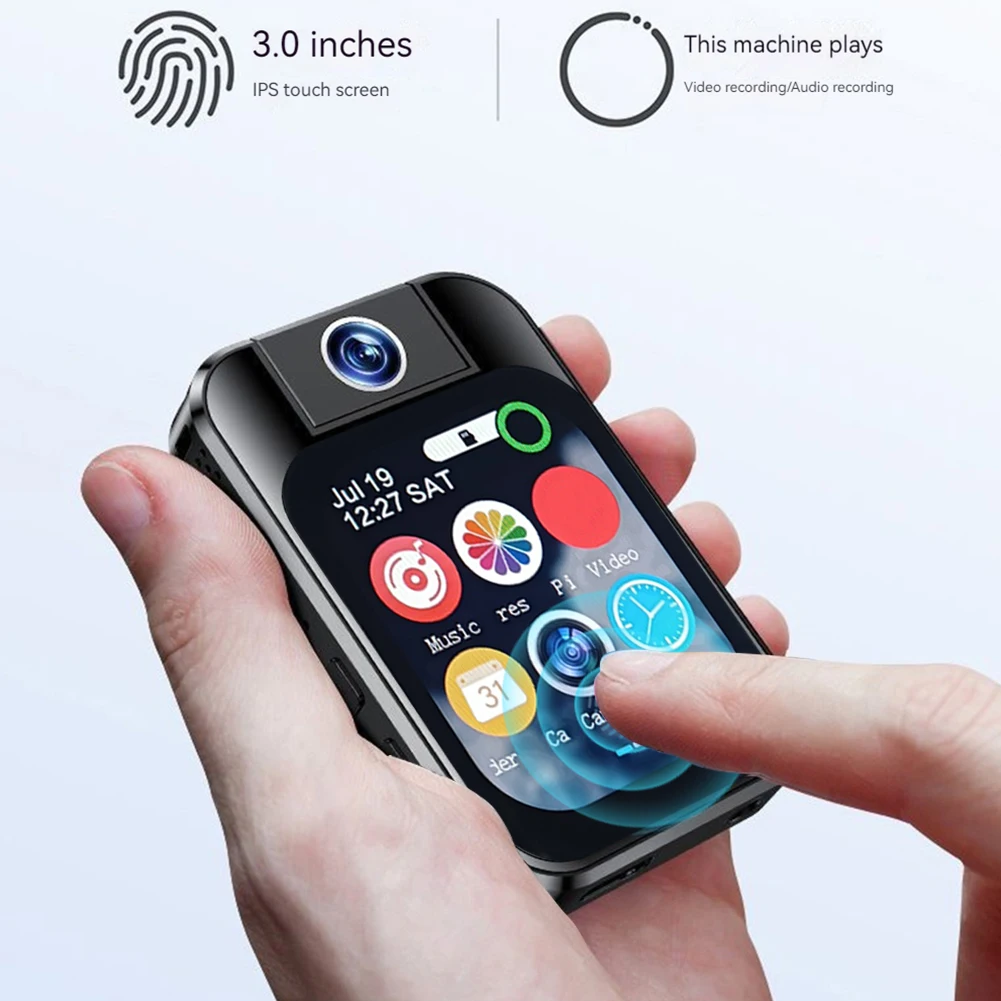 5K Sport Camera Rotating Lens Back Clip Camera Touch Screen Wifi Sport Camera for Photography Beginners