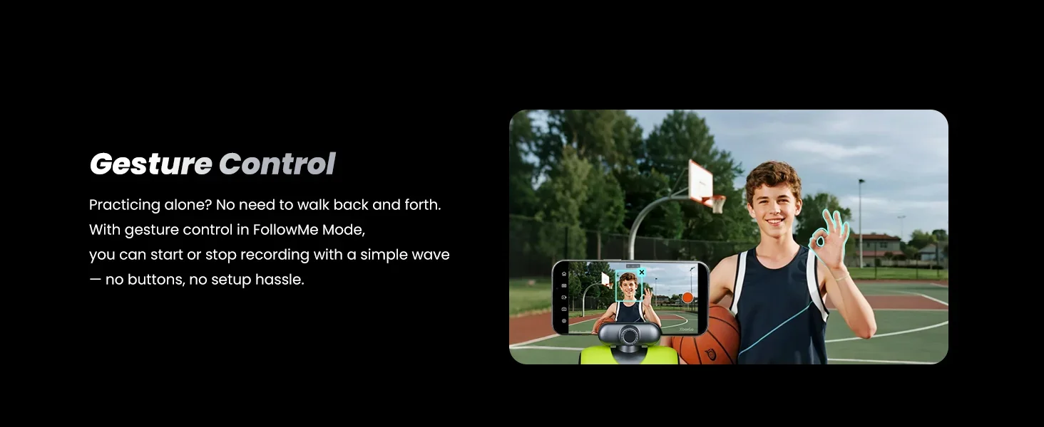 XbotGo Chameleon AI Auto Sports Action Camera - 4K 60FPS Soccer Camera and Basketball Tracking Camera for Team Sports