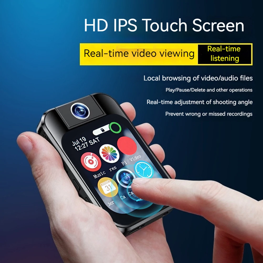 5K Sport Camera Rotating Lens Pocket Action Camera 48MP Vlog Action Camera for Photography Beginners