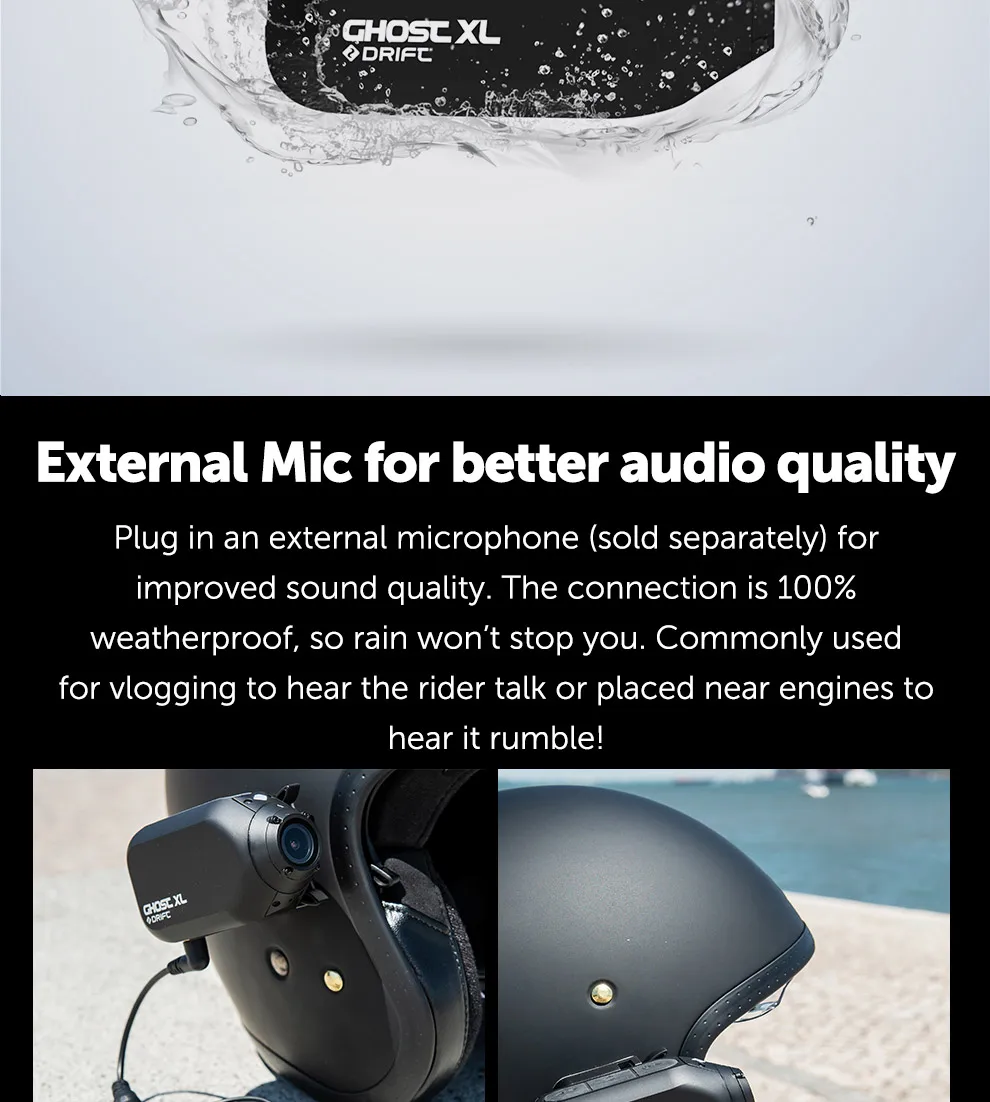 Drift Innovation Ghost XL Action Camera 1080 Full HD Video Camera with Rotating Lens and Dash Cam Mode IPX7 Waterproof Camera Drift Innovation Ghost XL Action Camera 1080 Full HD Video Camera with Rotating Lens and Dash Cam Mode IPX7 Waterproof Camera