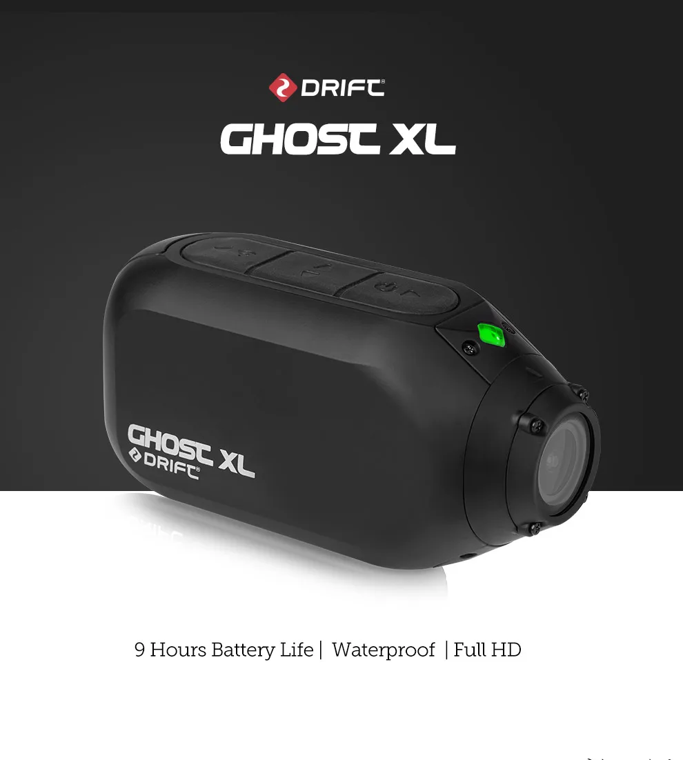 Drift Innovation Ghost XL Action Camera 1080 Full HD Video Camera with Rotating Lens and Dash Cam Mode IPX7 Waterproof Camera Drift Innovation Ghost XL Action Camera 1080 Full HD Video Camera with Rotating Lens and Dash Cam Mode IPX7 Waterproof Camera