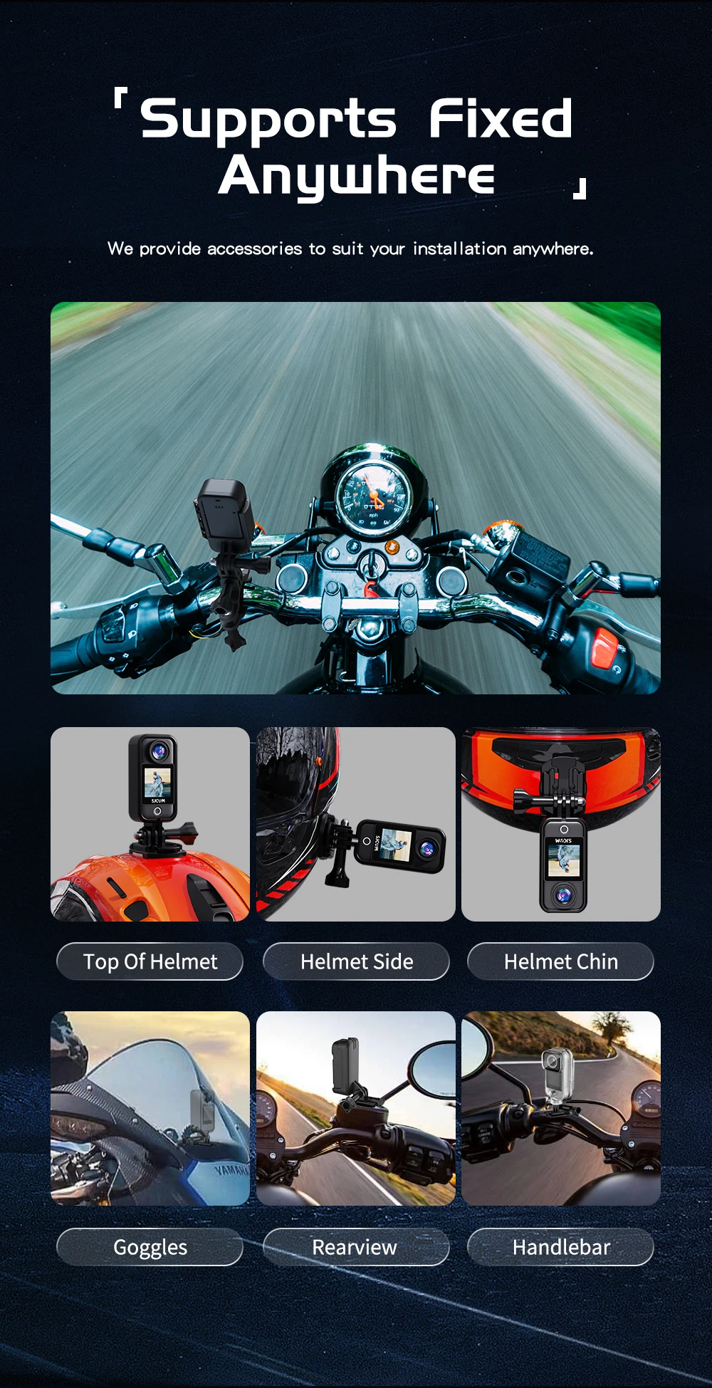 SJCAM C300 4K Action Camera Touch Screen 6-Axis Gyro Stabilization 30m Waterproof 1000+2800mAh Battery 460Min Recording