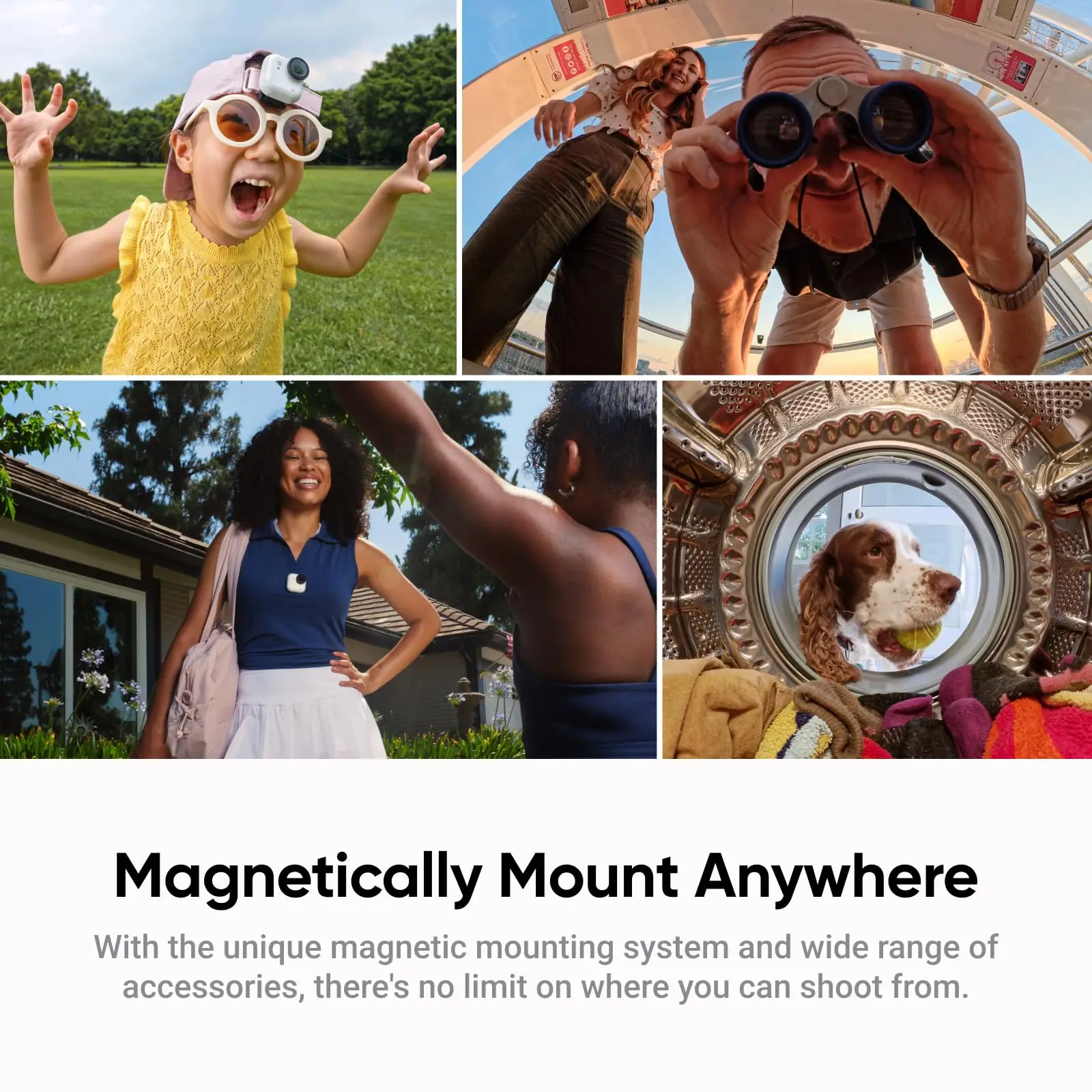 Insta360 GO Ultra Action Camera 4K 60fps snow POV Hands-free Ultra-HD Magnetic flow state stabilisation Insta GO Ultra