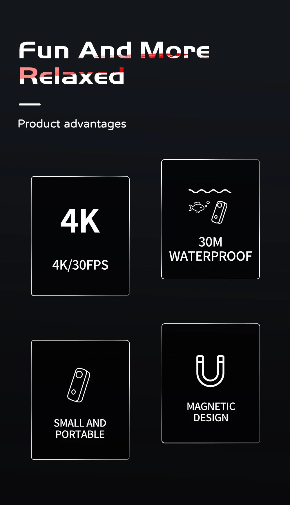 SJCAM C100 / C100Plus Mini Thumb Camera 1080P30FPS / 4K30FPS H.265 12MP 2.4G WiFi 30M Waterproof Case Action Sport DV Camcorder SJCAM C100 / C100Plus Mini Thumb Camera 1080P30FPS / 4K30FPS H.265 12MP 2.4G WiFi 30M Waterproof Case Action Sport DV Camcorder