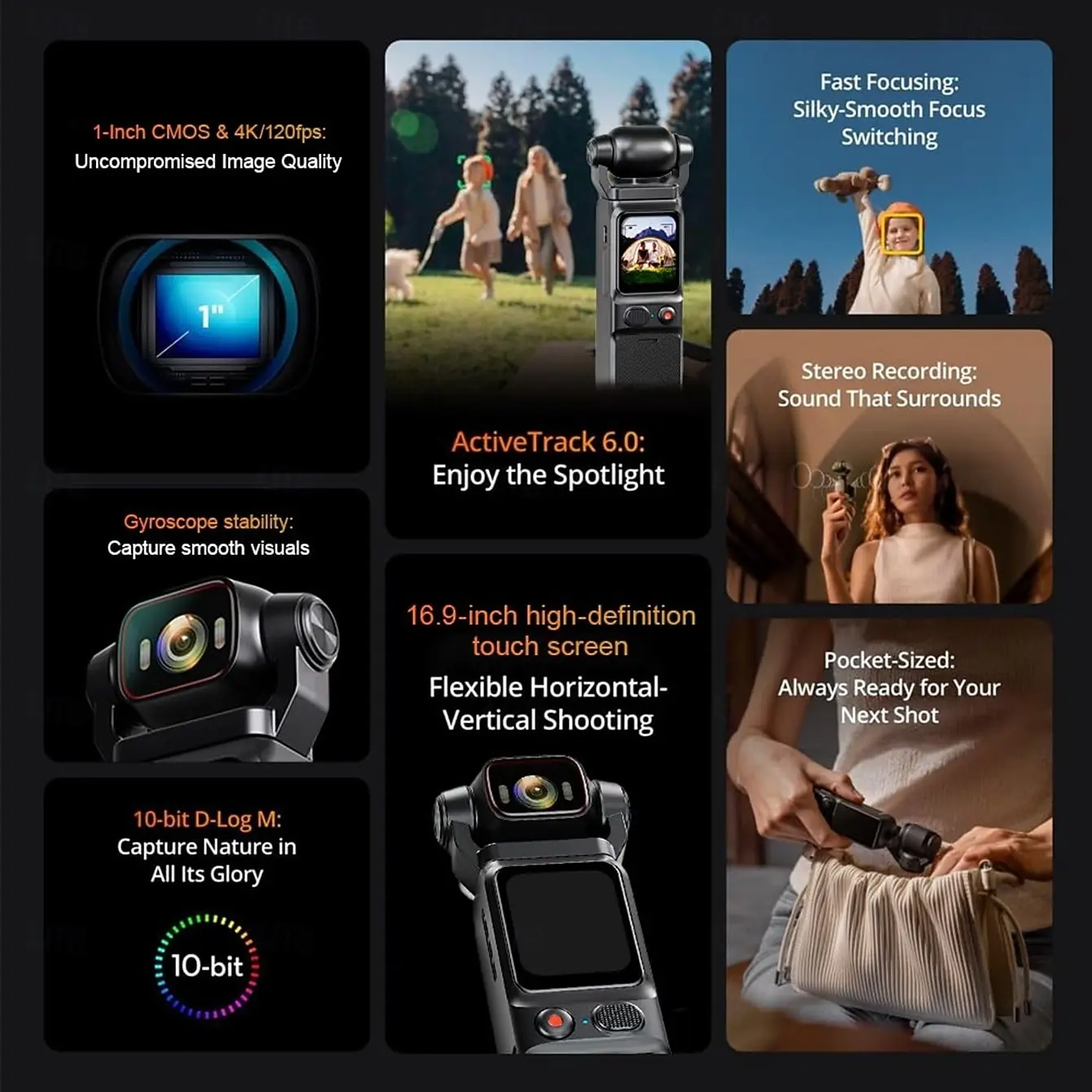 4K Pocket Action Camera Touch Screen Stabilization Sport BodyCam Portable Small Video Recorder Digital Vlog Camera for YouTube 4K Pocket Action Camera Touch Screen Stabilization Sport BodyCam Portable Small Video Recorder Digital Vlog Camera for YouTube