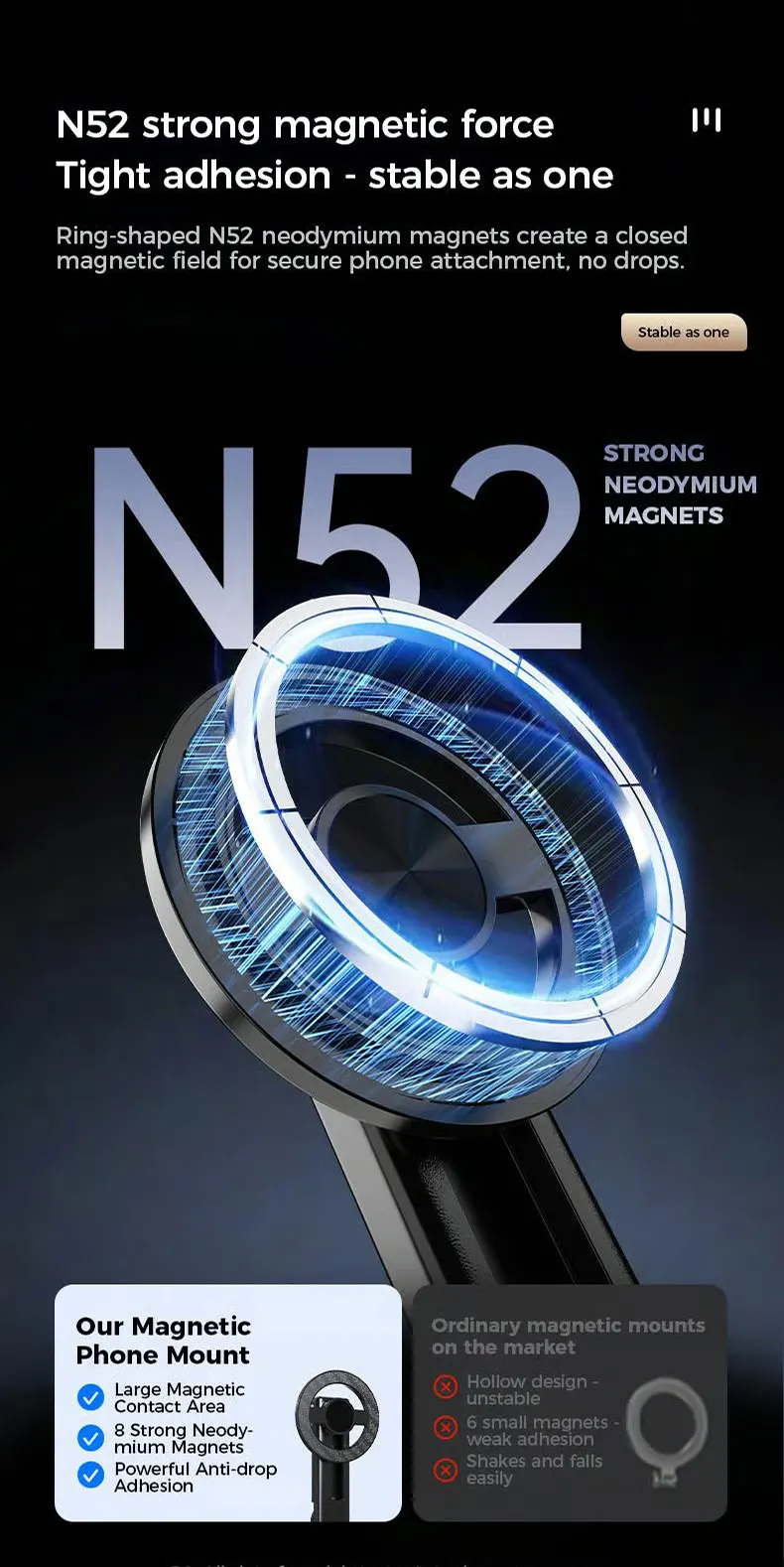 4-in-1 Multifunctional Magnetic mini Selfie Stick with 360° Rotation Wireless Bluetooth Control Magnetic Phone Holder 4-in-1 Multifunctional Magnetic mini Selfie Stick with 360° Rotation Wireless Bluetooth Control Magnetic Phone Holder