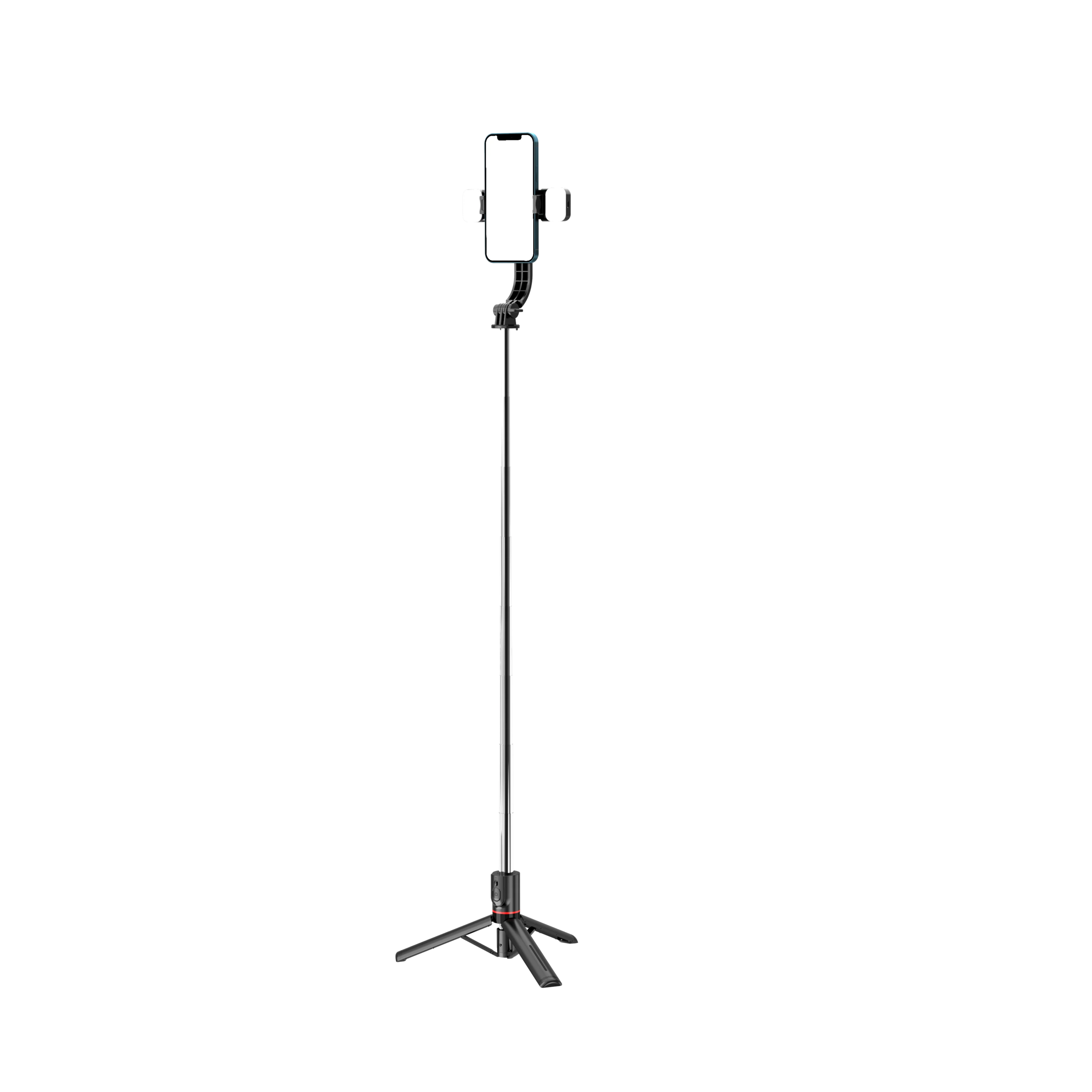 L13d Foldable Wireless Bluetooth Fill Light Tripod Selfie Stick 1160mm Tripe Stabilizer for Android IOS Cellphone