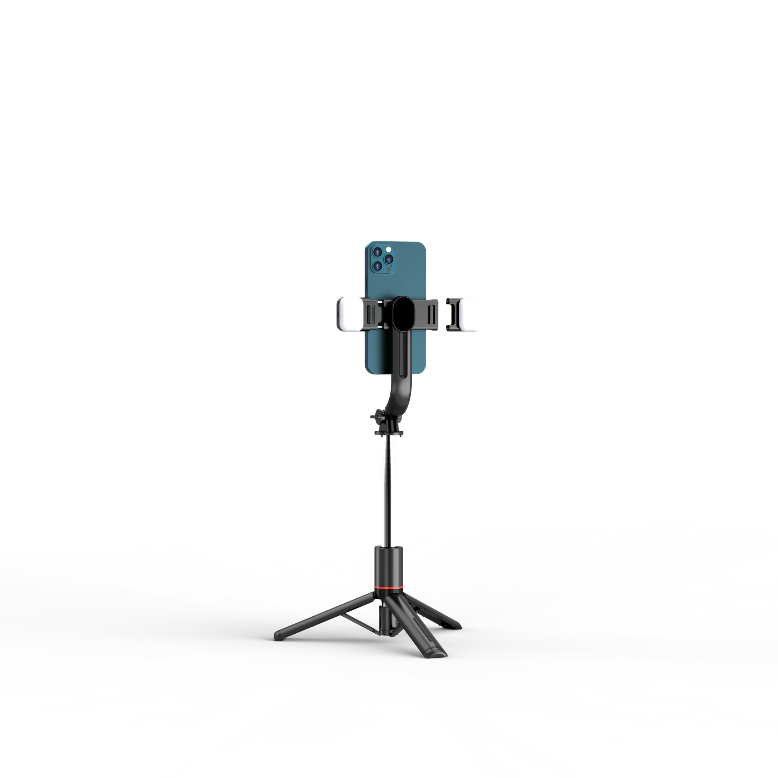 L13d Foldable Wireless Bluetooth Fill Light Tripod Selfie Stick 1160mm Tripe Stabilizer for Android IOS Cellphone