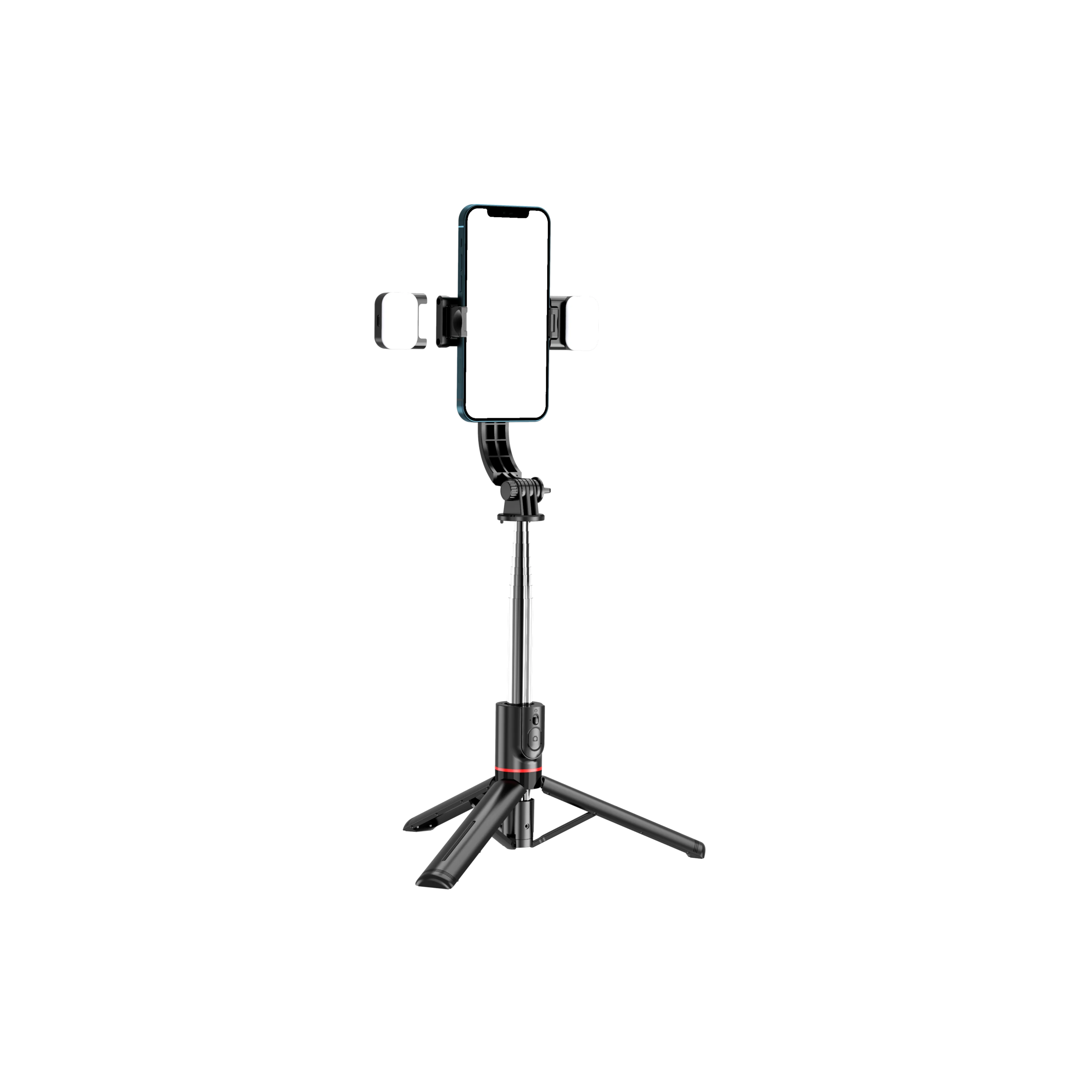 L13d Foldable Wireless Bluetooth Fill Light Tripod Selfie Stick 1160mm Tripe Stabilizer for Android IOS Cellphone
