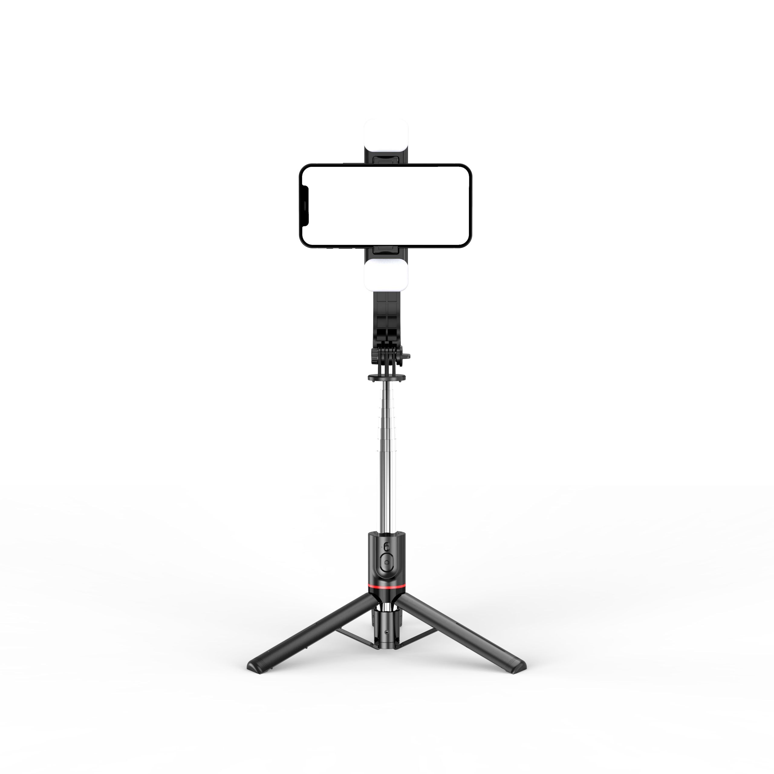 L13d Foldable Wireless Bluetooth Fill Light Tripod Selfie Stick 1160mm Tripe Stabilizer for Android IOS Cellphone