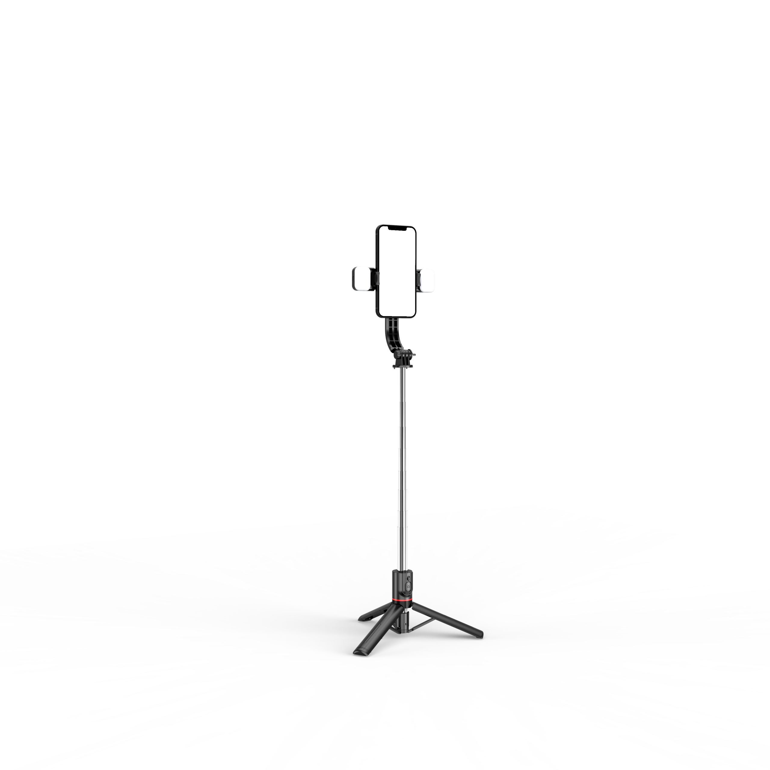 L13d Foldable Wireless Bluetooth Fill Light Tripod Selfie Stick 1160mm Tripe Stabilizer for Android IOS Cellphone