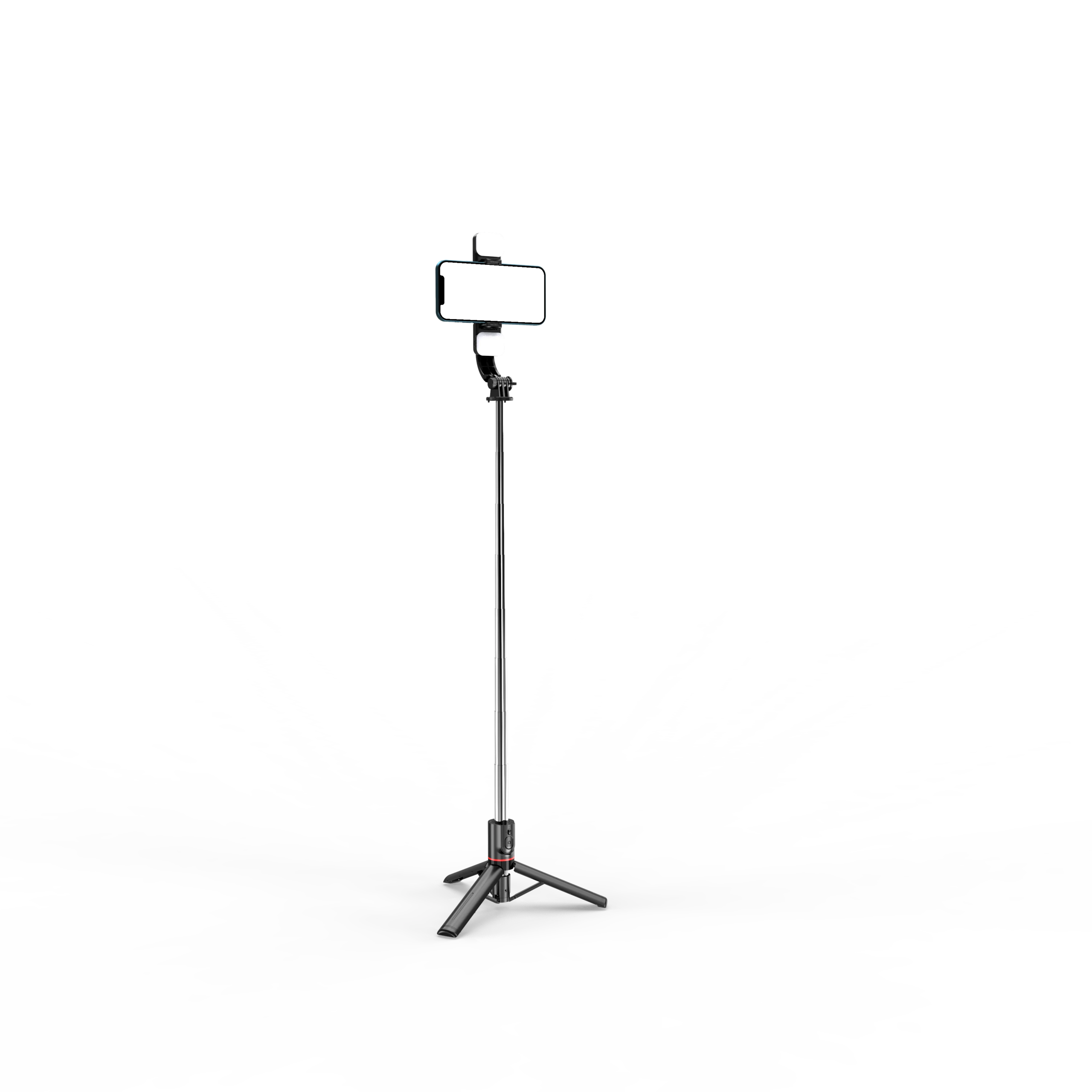 L13d Foldable Wireless Bluetooth Fill Light Tripod Selfie Stick 1160mm Tripe Stabilizer for Android IOS Cellphone