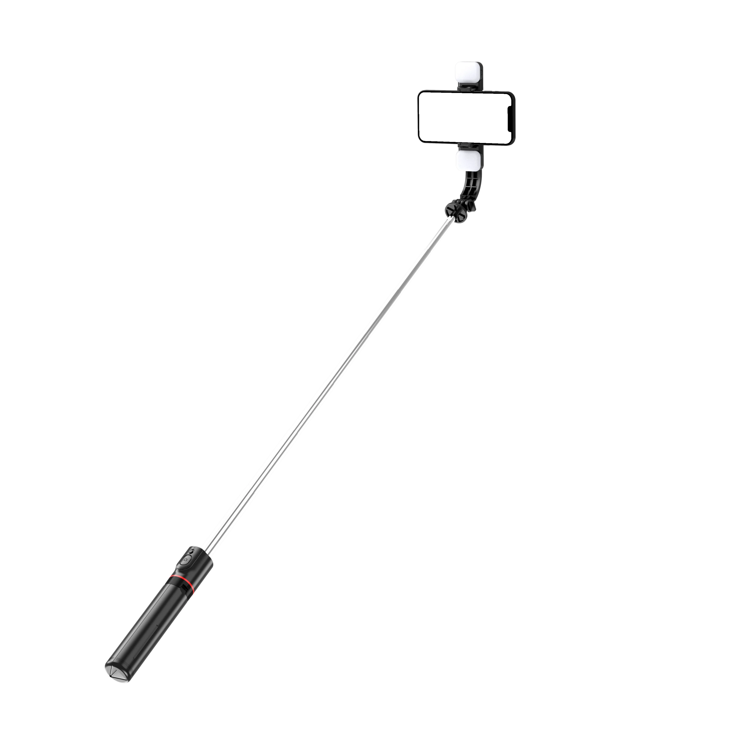L13d Foldable Wireless Bluetooth Fill Light Tripod Selfie Stick 1160mm Tripe Stabilizer for Android IOS Cellphone