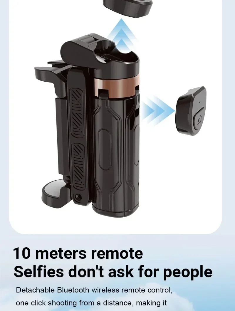 Pocket Flexible Portable Mini Bluetooth Selfie Stick Telescopic Multifunctional Tripod Stand for IPhone Android Phone Monopod